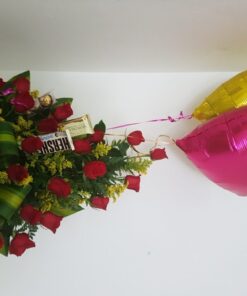 Especial con Rosas, Chocolates y Globos