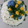 Corona Primaveral (disponible con aplicación en rosas rojas)