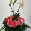 Mini Rosal con Lirios