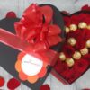 Corazón de rosas